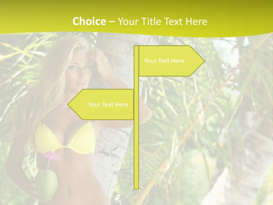 Ocean Happy Body PowerPoint Template