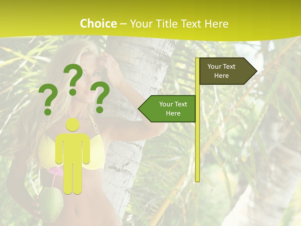 Ocean Happy Body PowerPoint Template