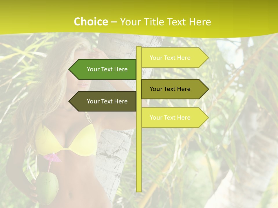 Ocean Happy Body PowerPoint Template