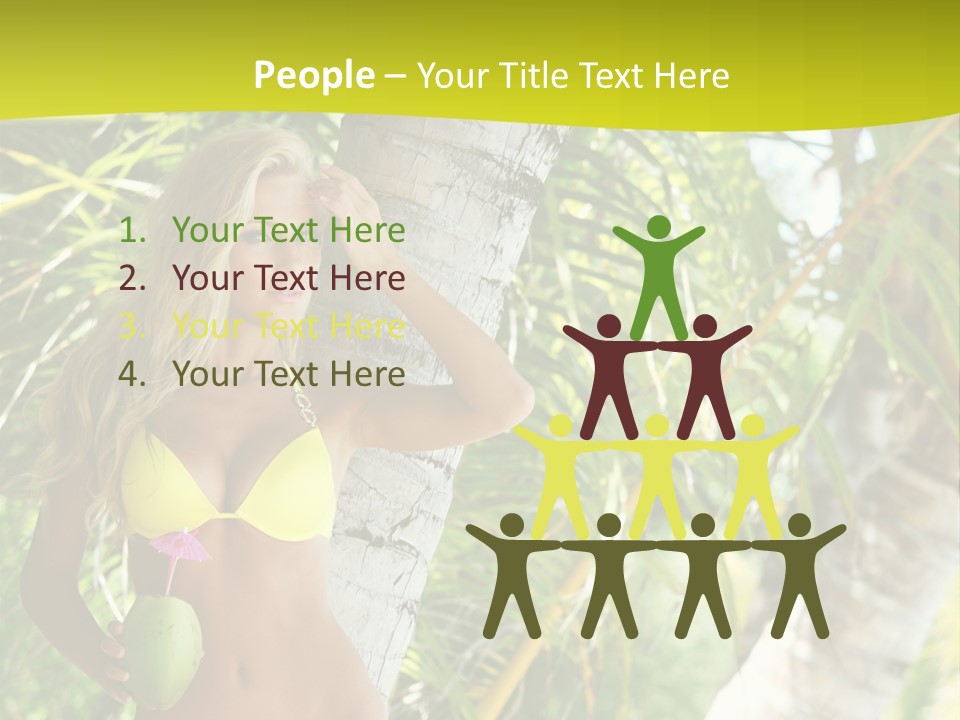 Ocean Happy Body PowerPoint Template