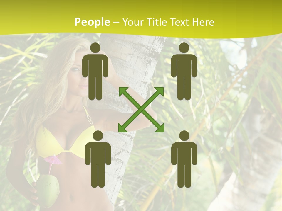 Ocean Happy Body PowerPoint Template