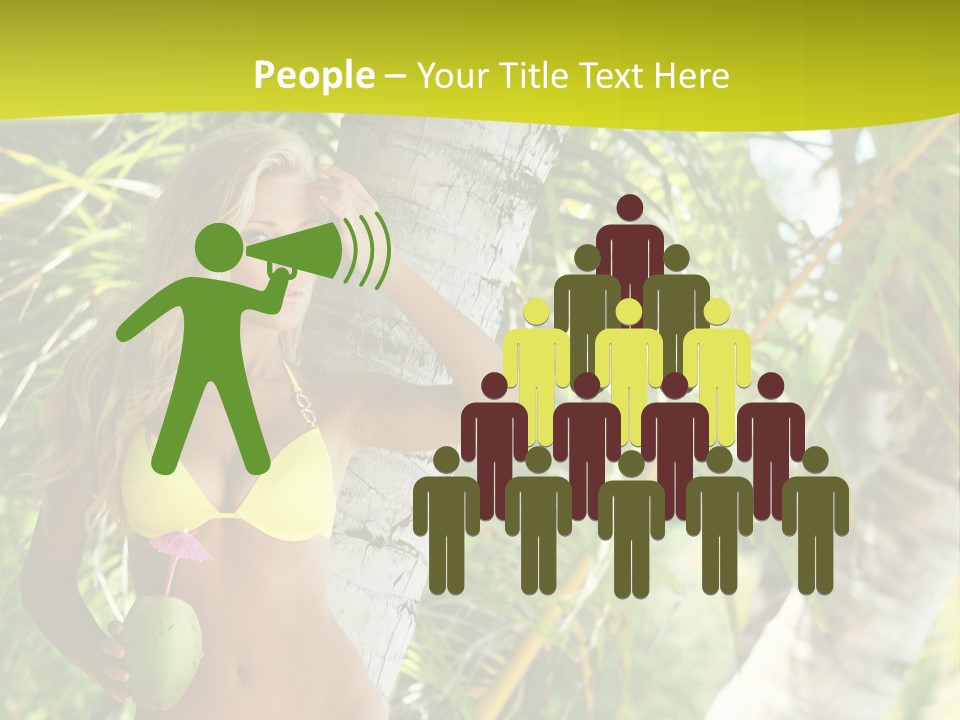 Ocean Happy Body PowerPoint Template