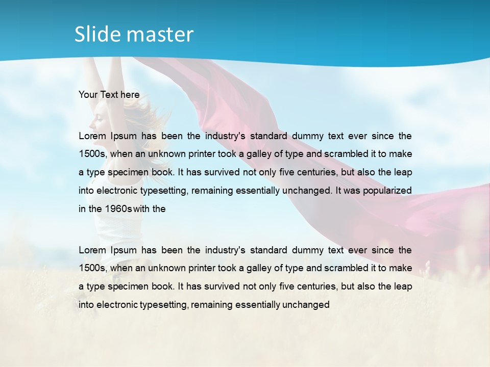 Plant Rural Fashion PowerPoint Template