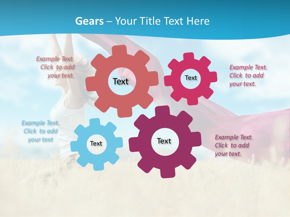 Plant Rural Fashion PowerPoint Template