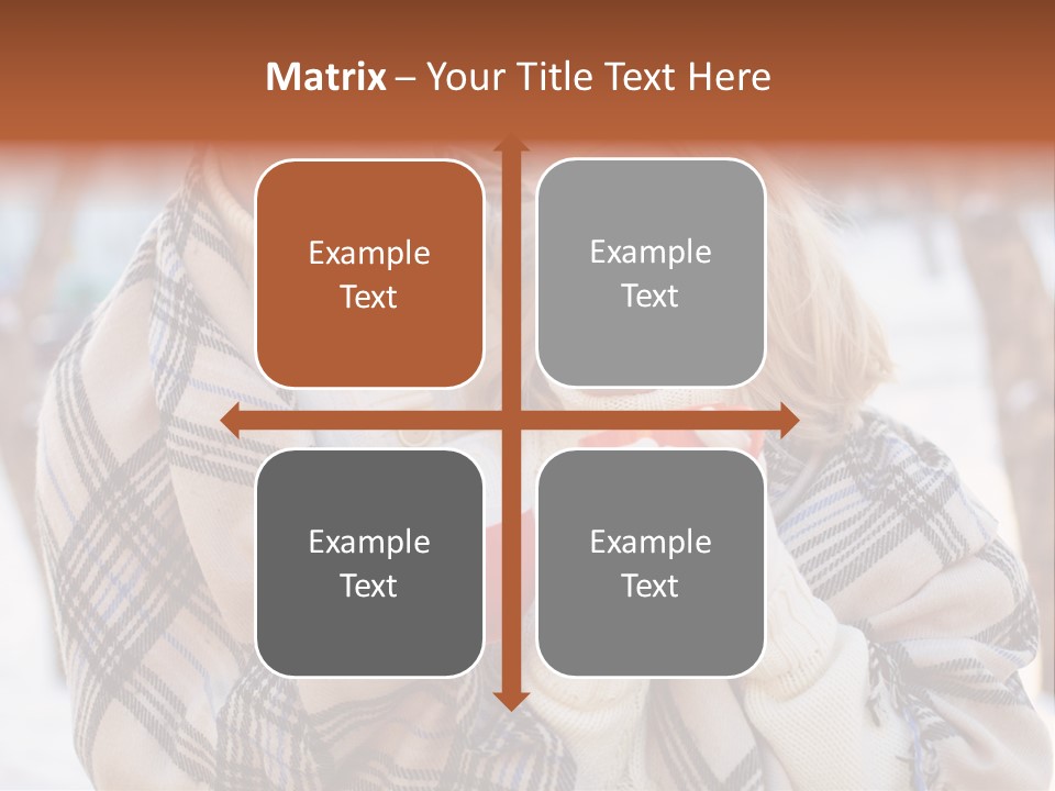 Mood Caucasian Plaid PowerPoint Template