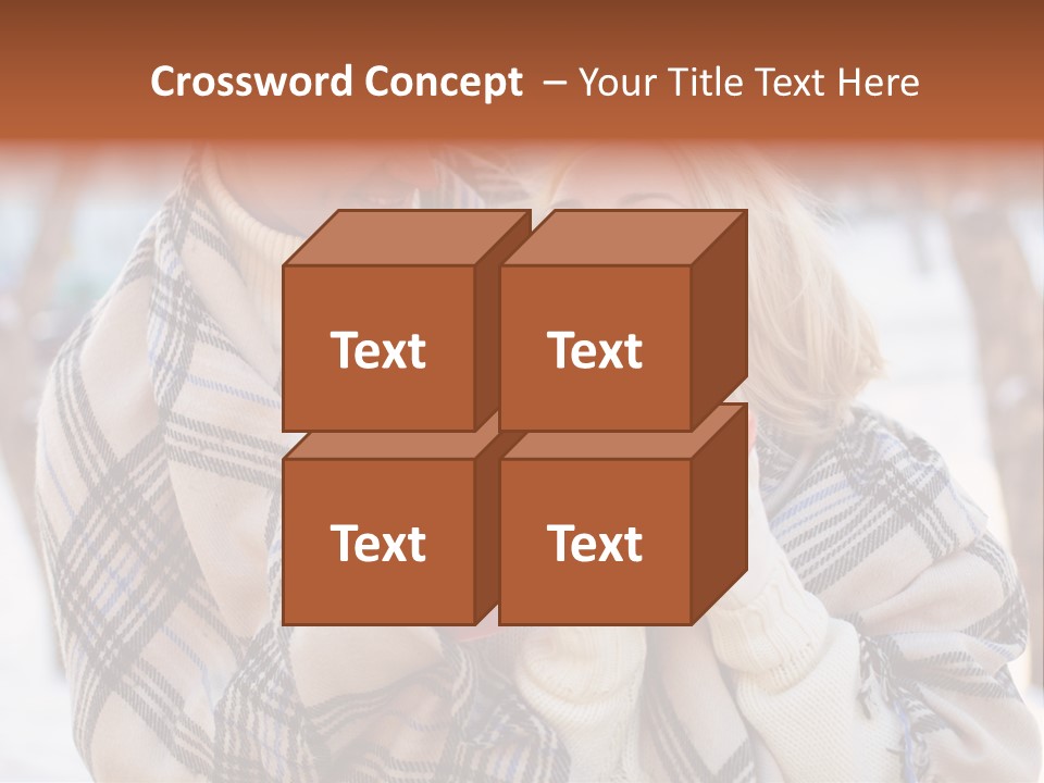 Mood Caucasian Plaid PowerPoint Template