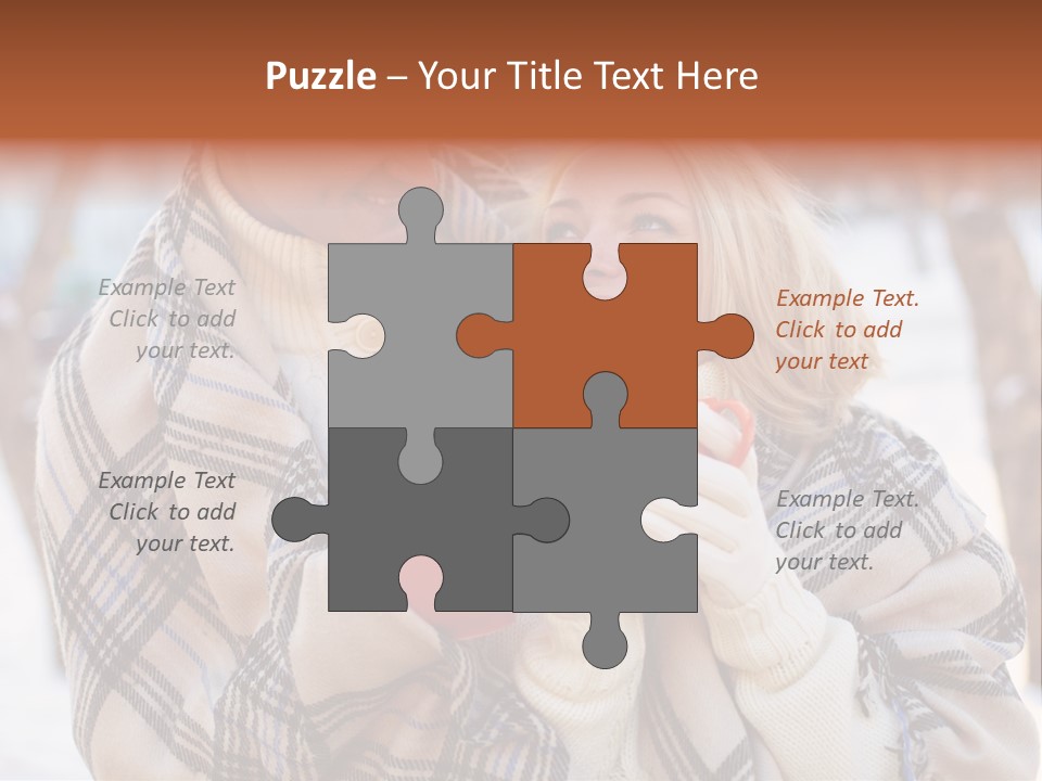 Mood Caucasian Plaid PowerPoint Template