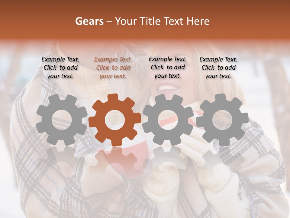 Mood Caucasian Plaid PowerPoint Template