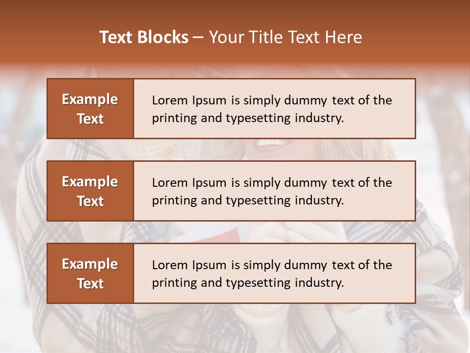 Mood Caucasian Plaid PowerPoint Template