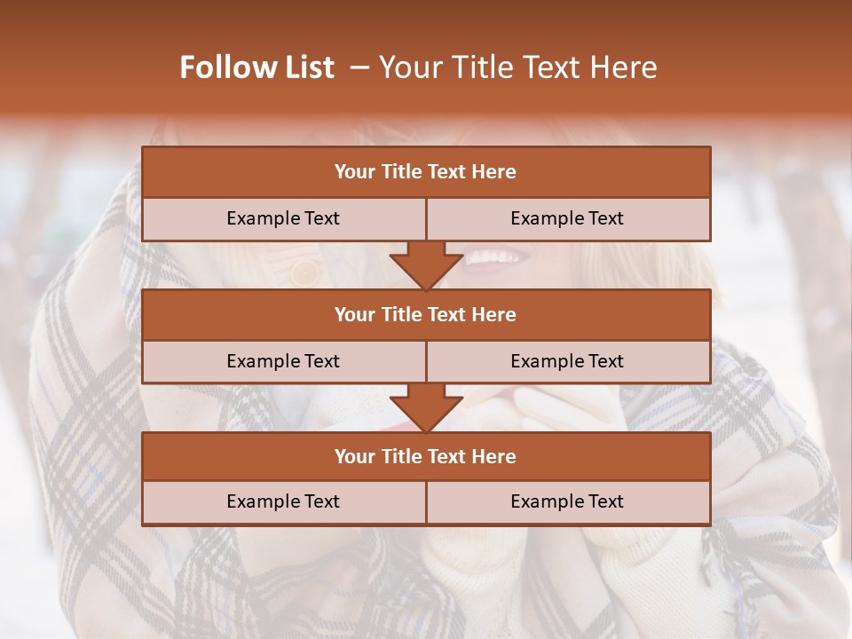 Mood Caucasian Plaid PowerPoint Template