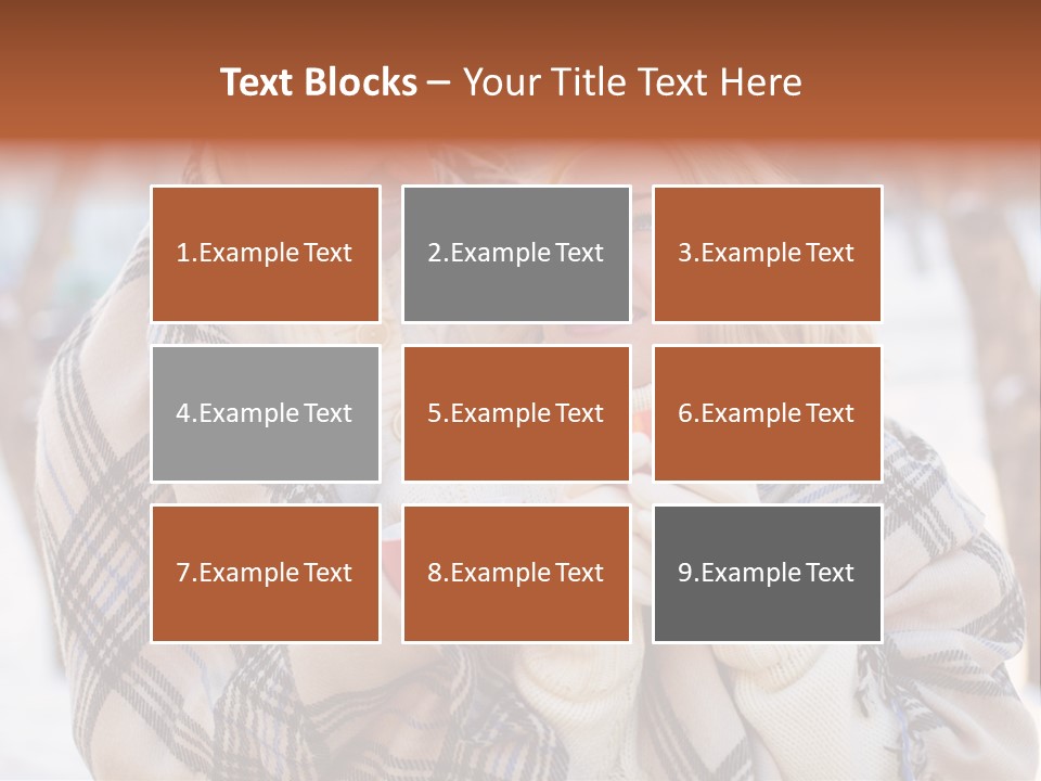 Mood Caucasian Plaid PowerPoint Template