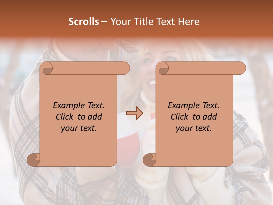 Mood Caucasian Plaid PowerPoint Template