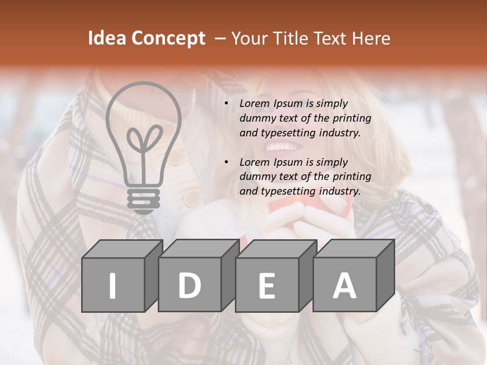 Mood Caucasian Plaid PowerPoint Template