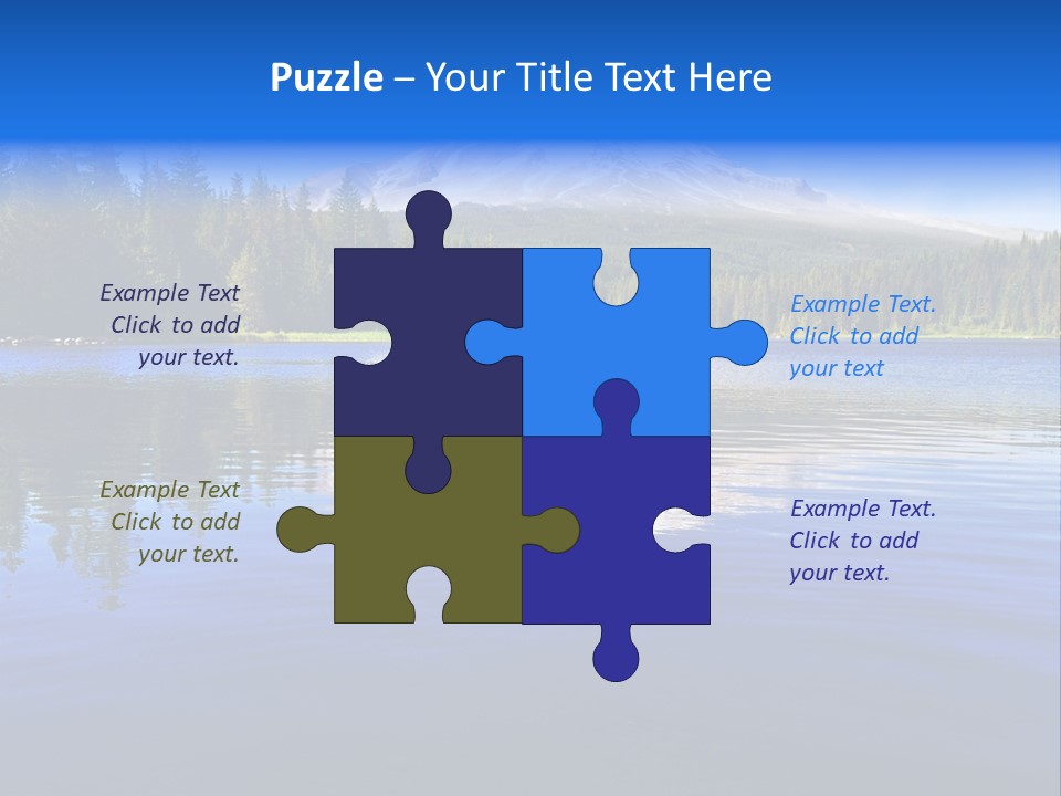 Panorama Beautiful Green PowerPoint Template