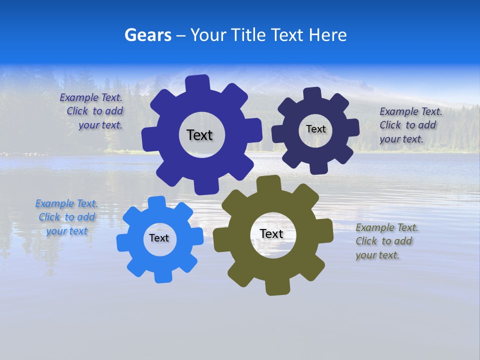 Panorama Beautiful Green PowerPoint Template