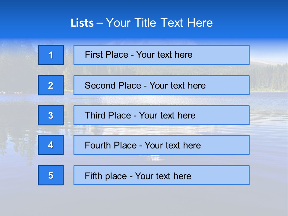 Panorama Beautiful Green PowerPoint Template