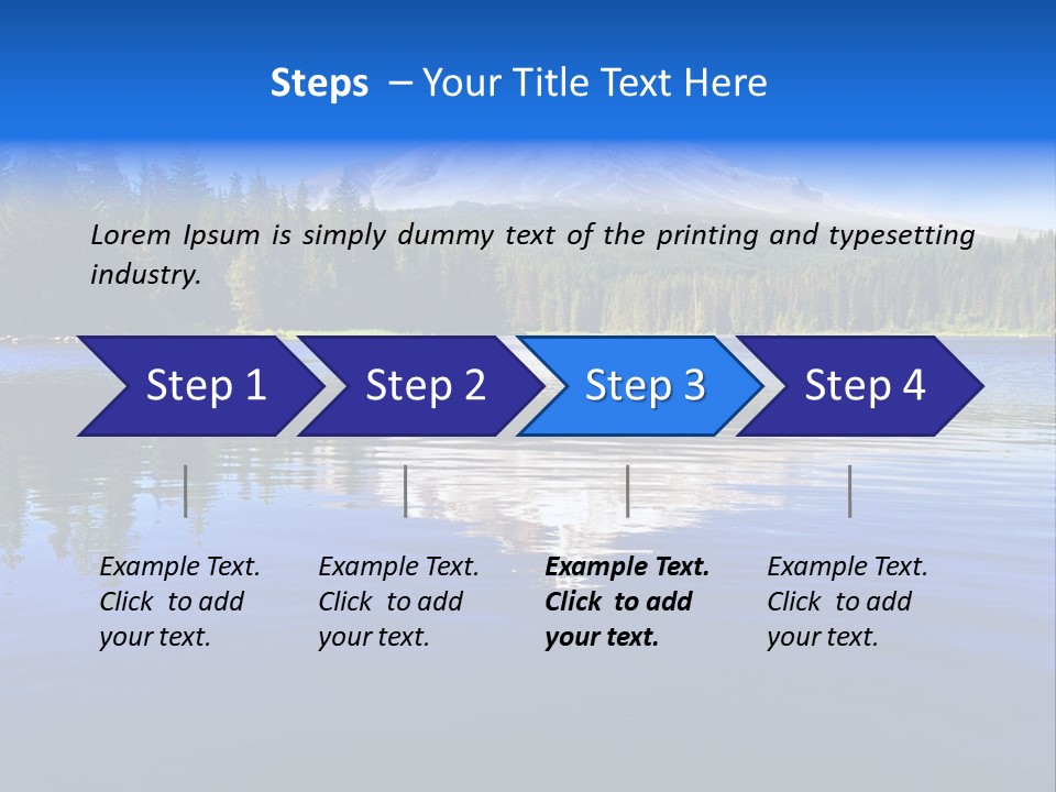 Panorama Beautiful Green PowerPoint Template