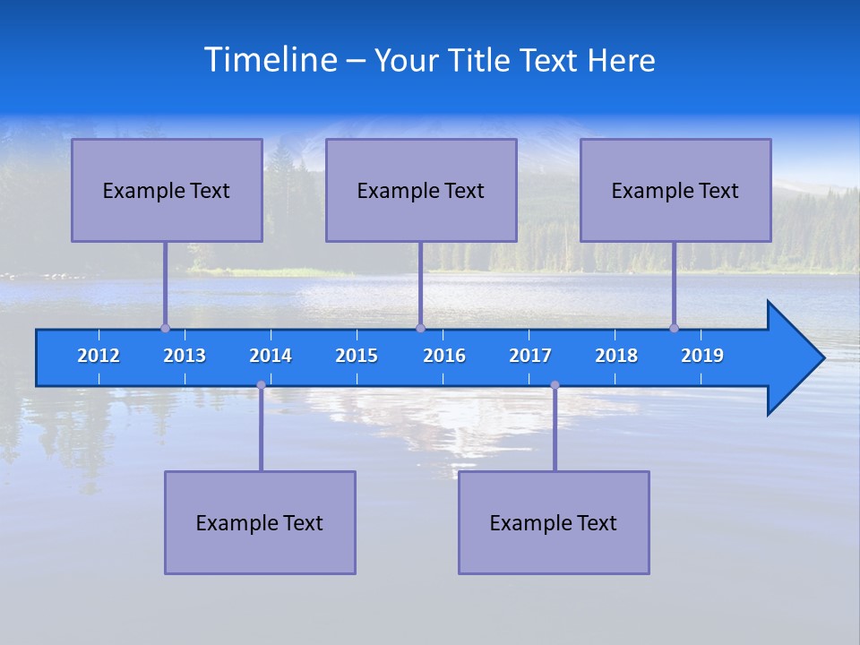 Panorama Beautiful Green PowerPoint Template