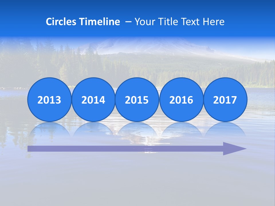 Panorama Beautiful Green PowerPoint Template