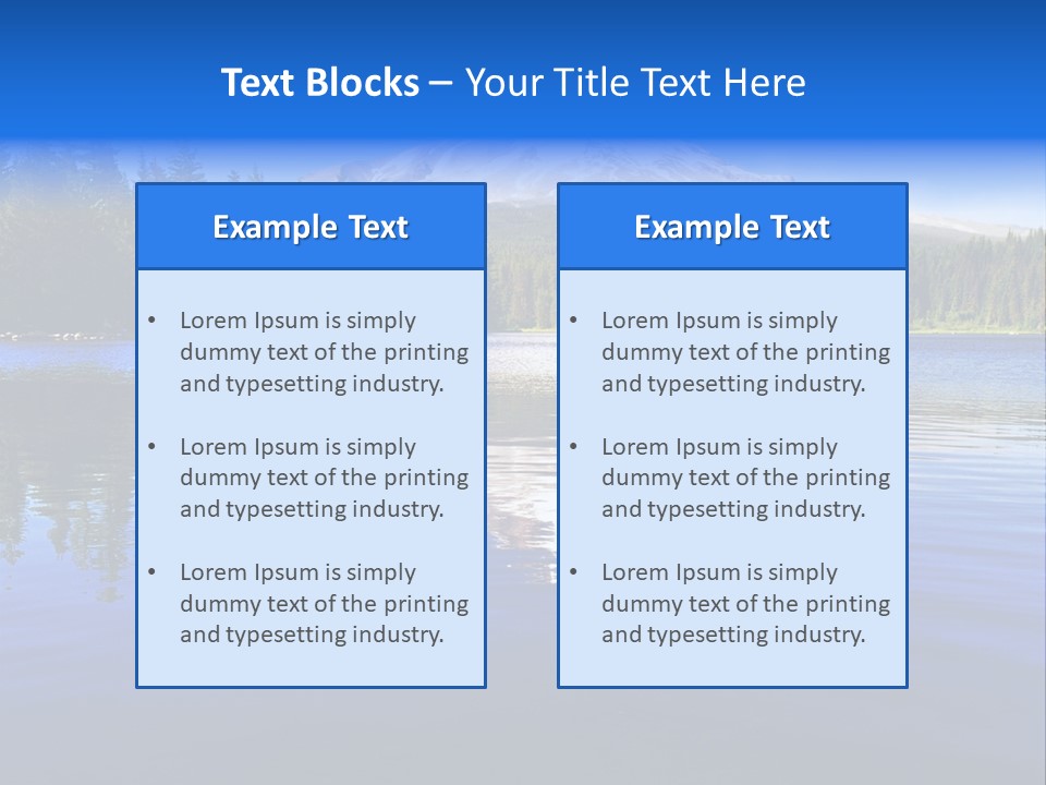 Panorama Beautiful Green PowerPoint Template