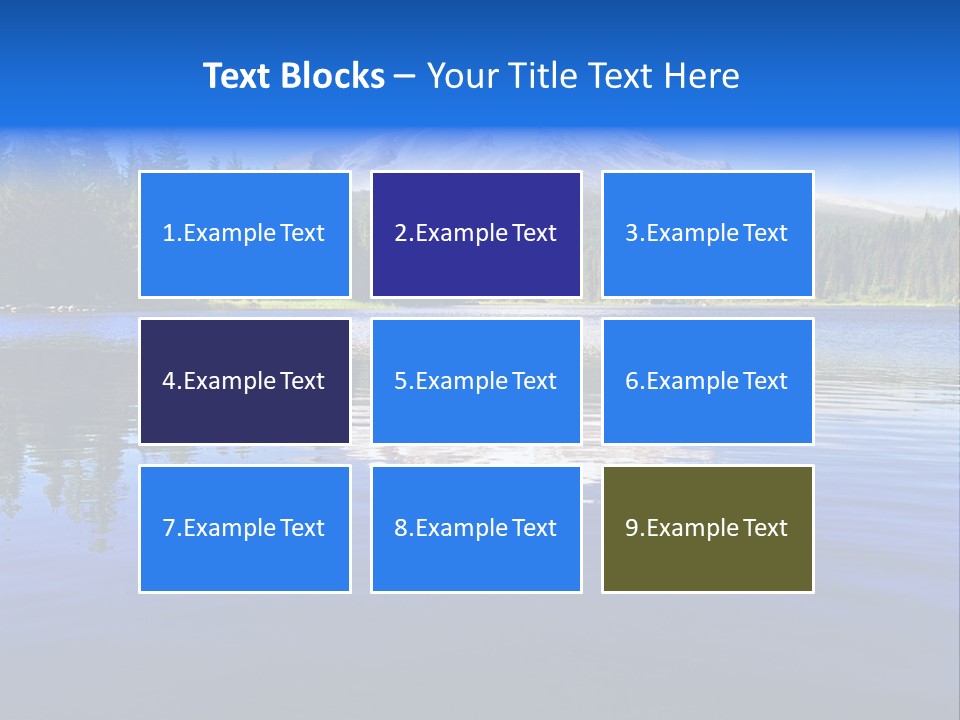 Panorama Beautiful Green PowerPoint Template