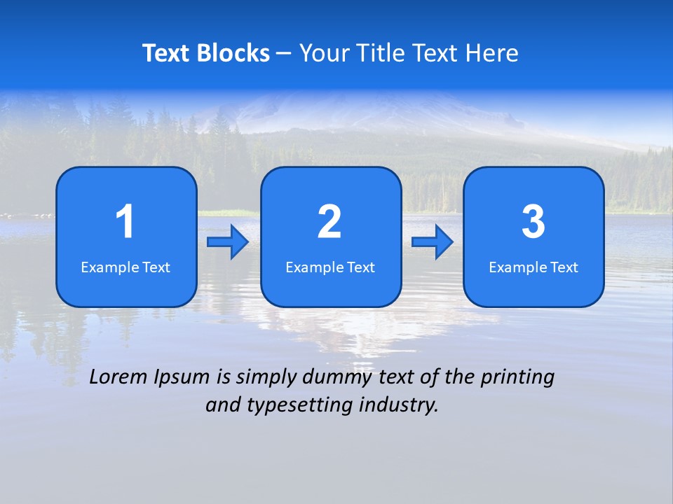 Panorama Beautiful Green PowerPoint Template