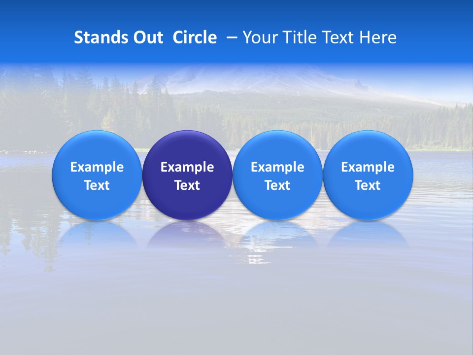 Panorama Beautiful Green PowerPoint Template