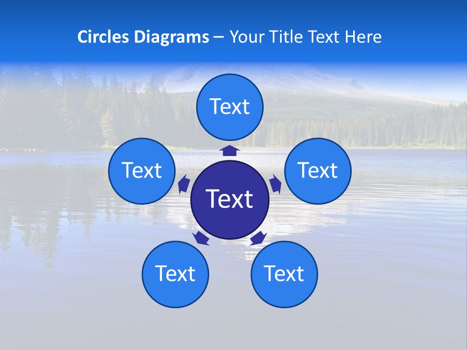 Panorama Beautiful Green PowerPoint Template