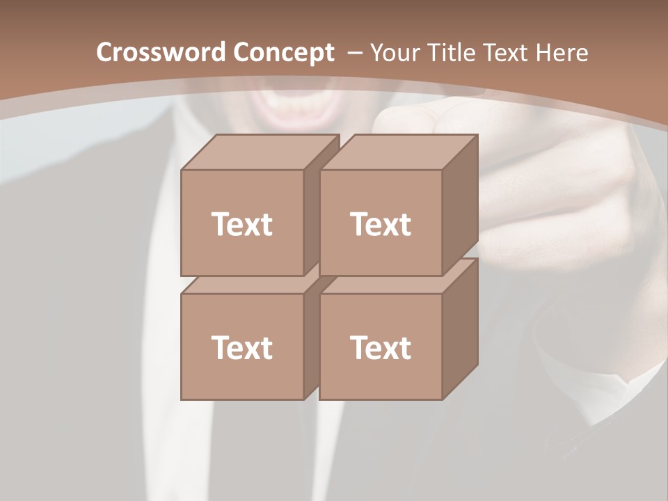 Guy Mad Crazy PowerPoint Template