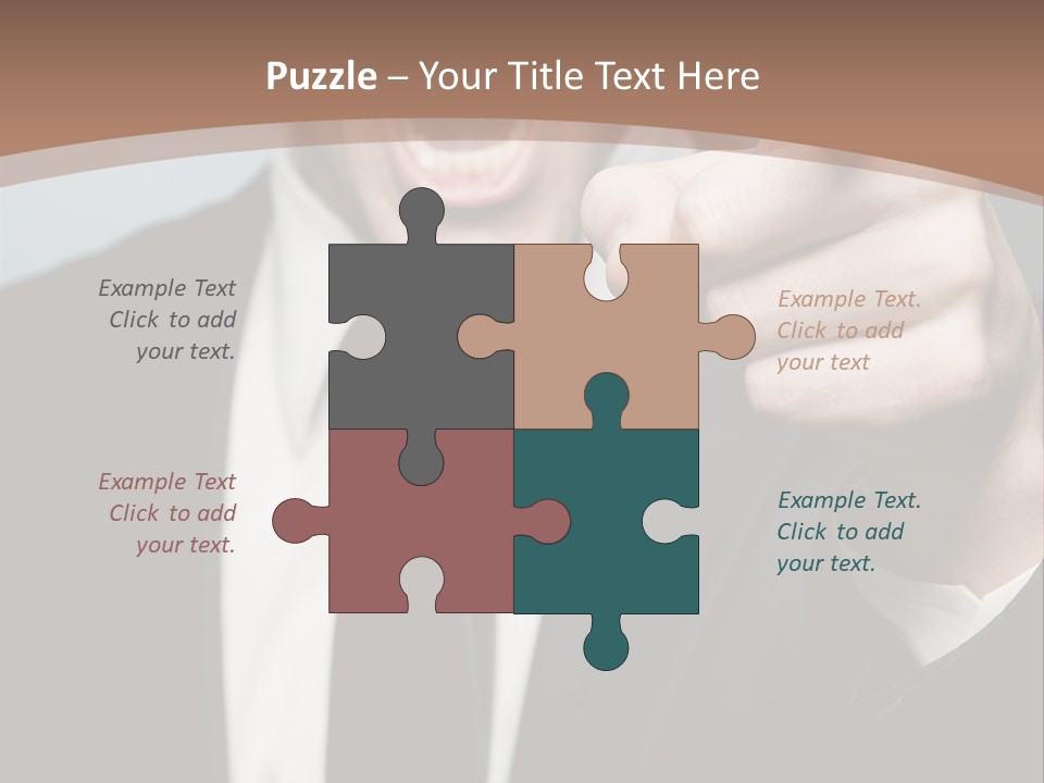 Guy Mad Crazy PowerPoint Template