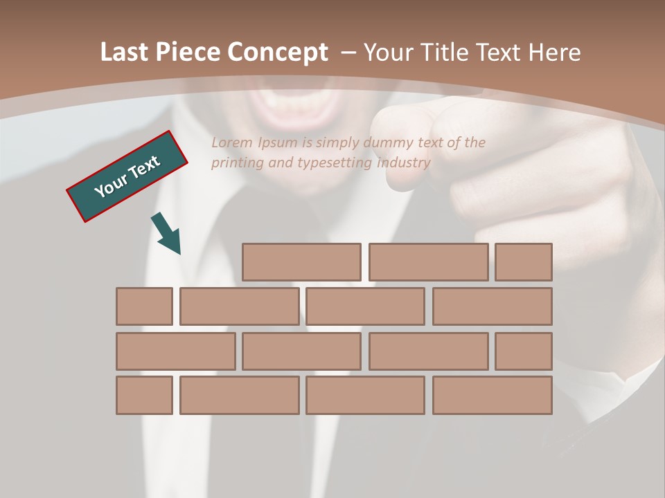 Guy Mad Crazy PowerPoint Template