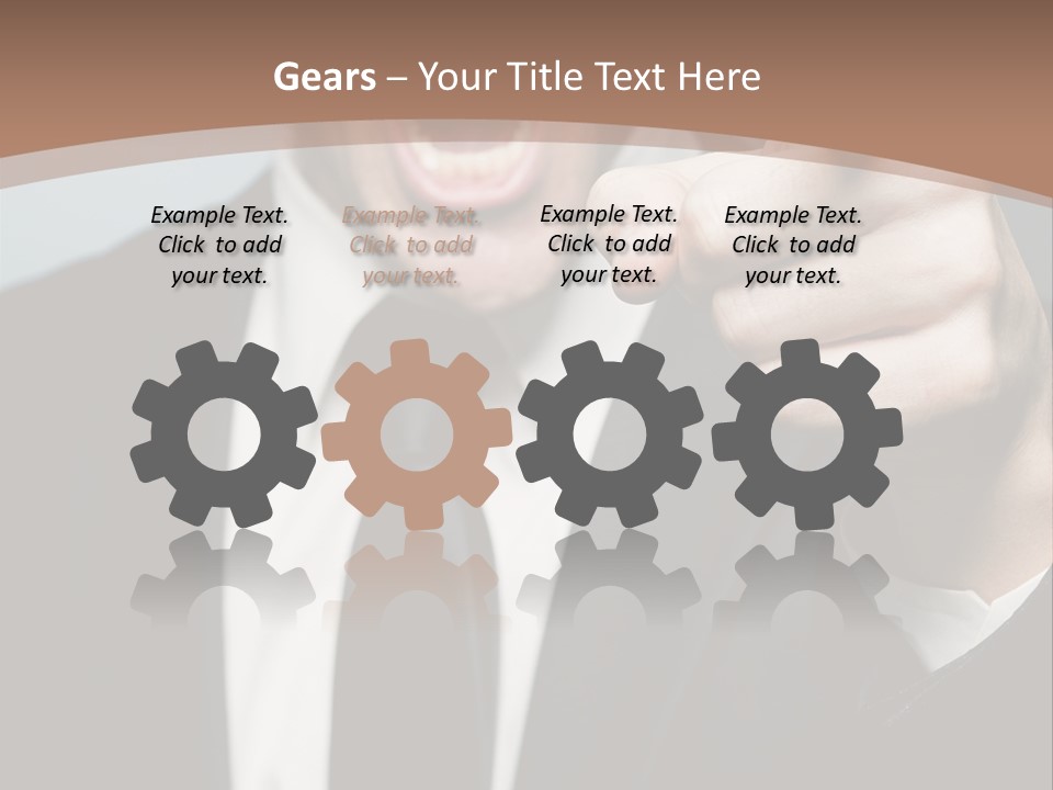 Guy Mad Crazy PowerPoint Template