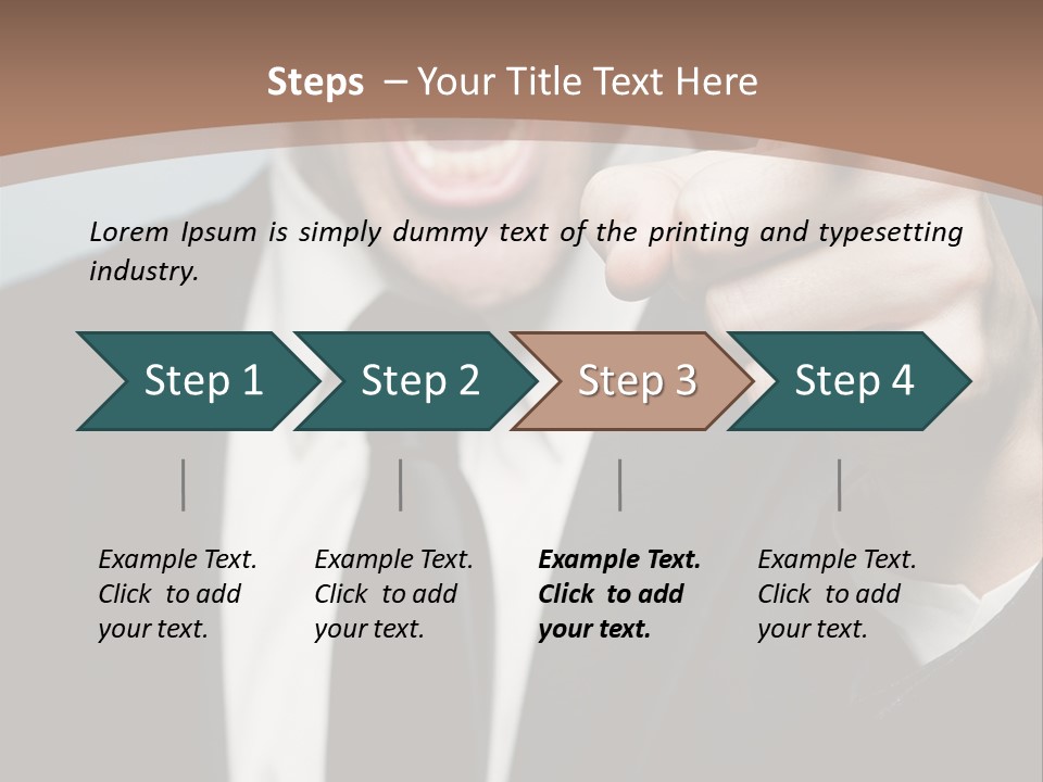 Guy Mad Crazy PowerPoint Template