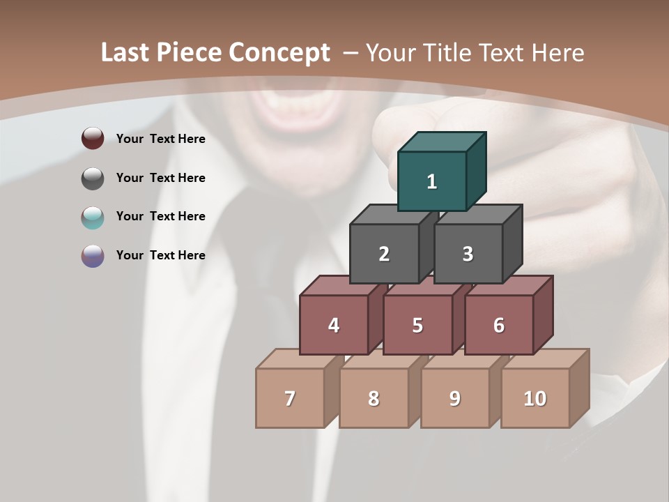 Guy Mad Crazy PowerPoint Template