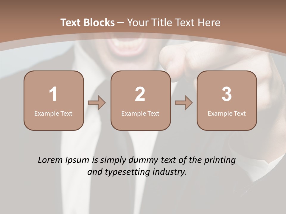 Guy Mad Crazy PowerPoint Template