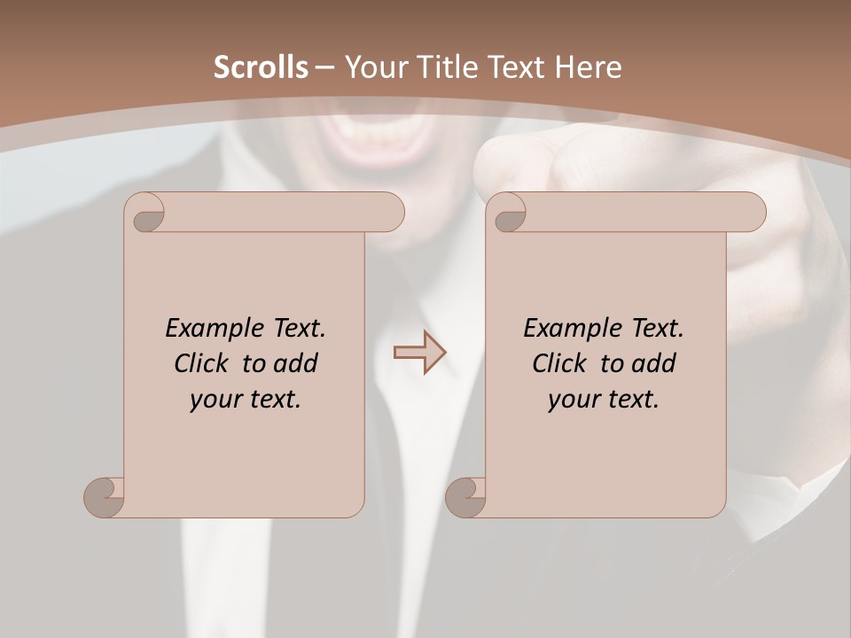 Guy Mad Crazy PowerPoint Template