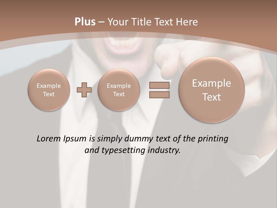 Guy Mad Crazy PowerPoint Template