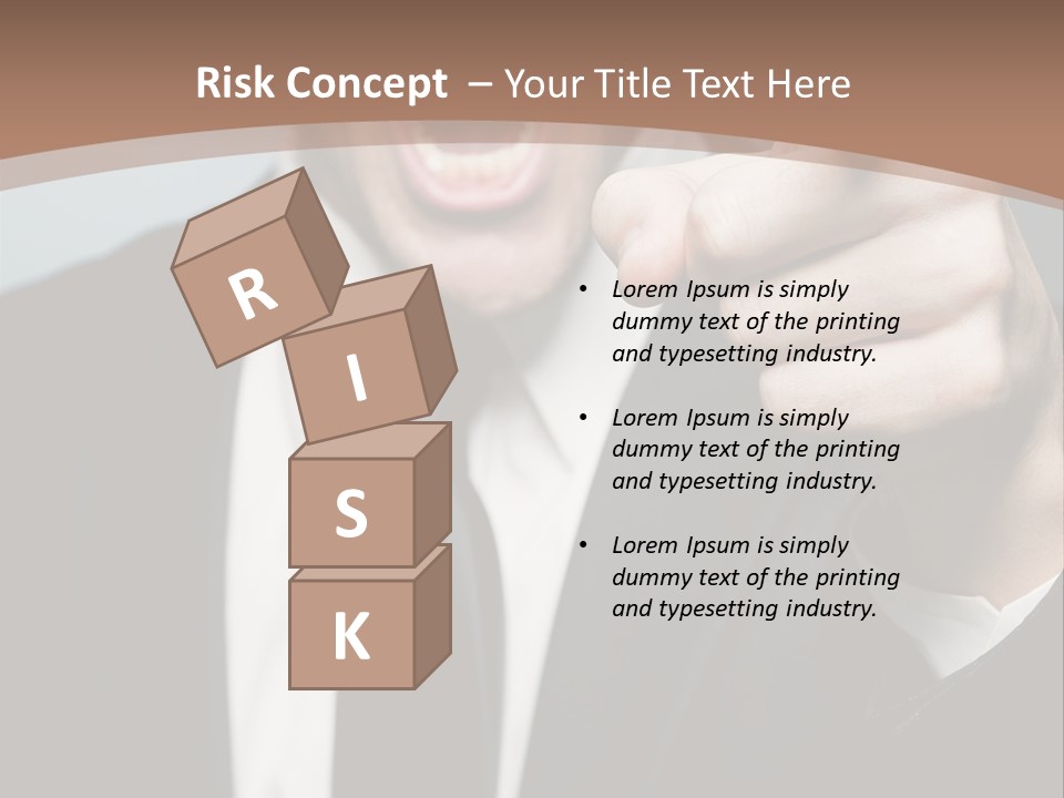 Guy Mad Crazy PowerPoint Template