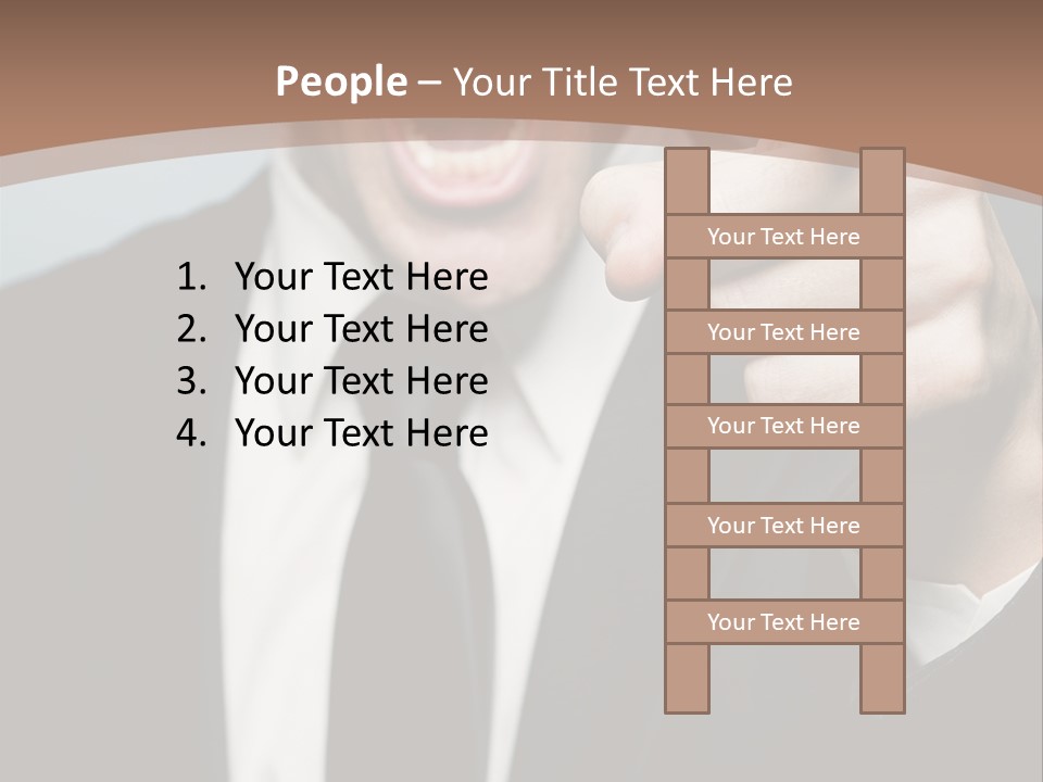 Guy Mad Crazy PowerPoint Template
