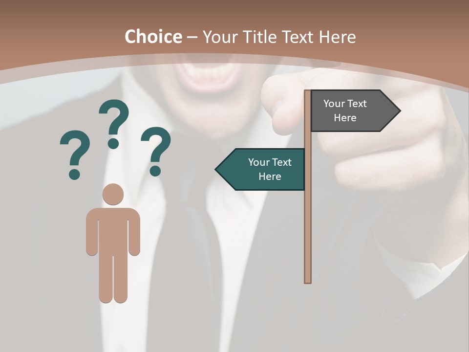 Guy Mad Crazy PowerPoint Template