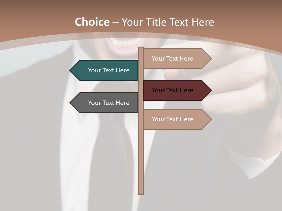 Guy Mad Crazy PowerPoint Template