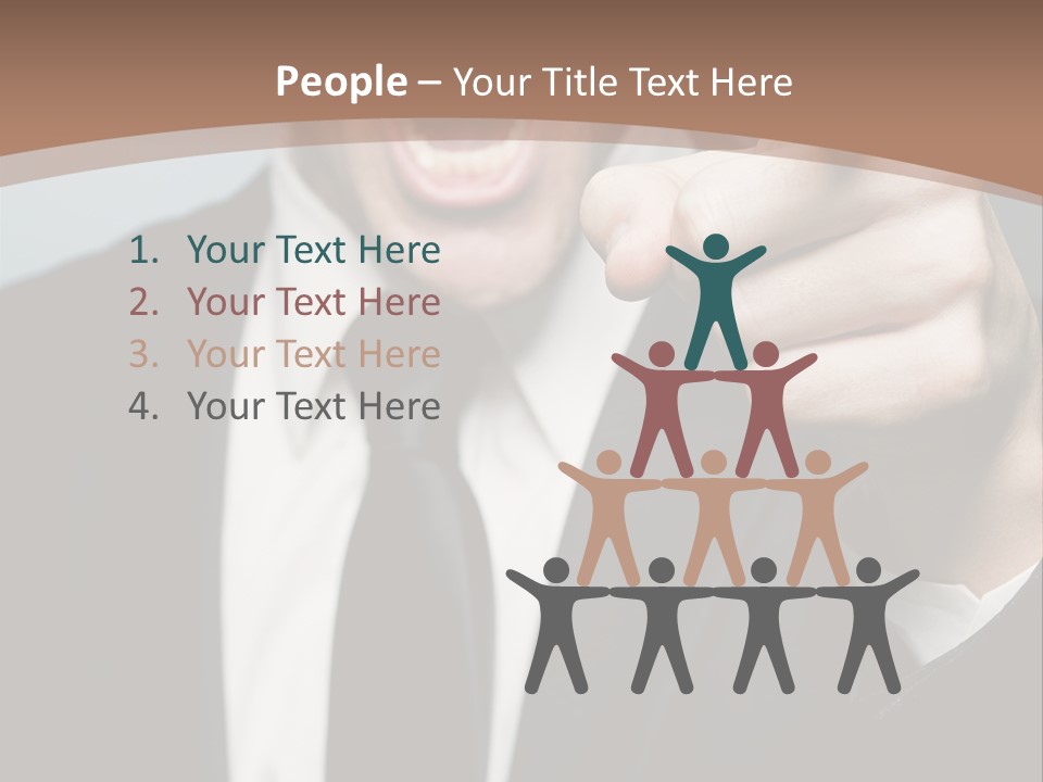 Guy Mad Crazy PowerPoint Template