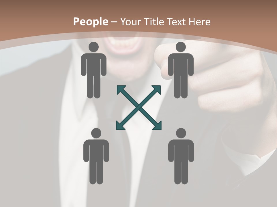 Guy Mad Crazy PowerPoint Template