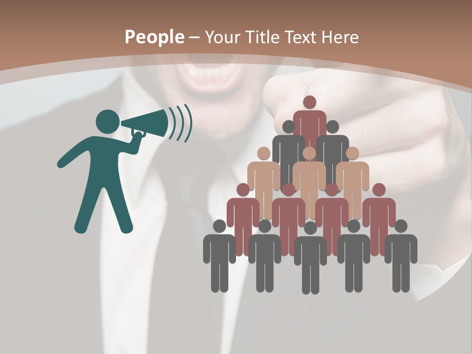 Guy Mad Crazy PowerPoint Template