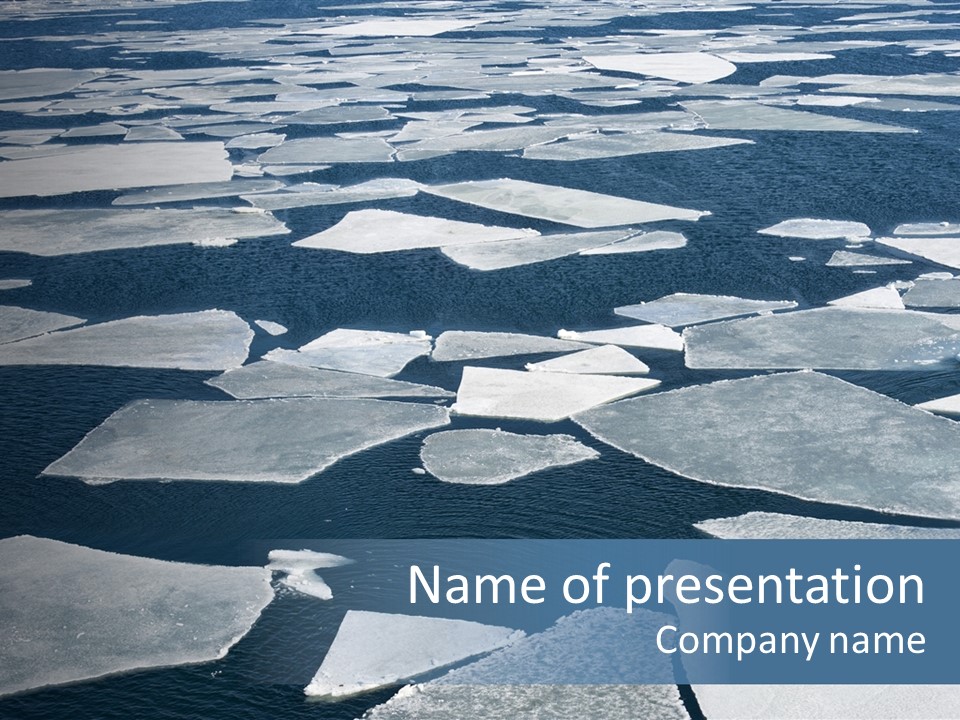 Ecology Crack Water PowerPoint Template