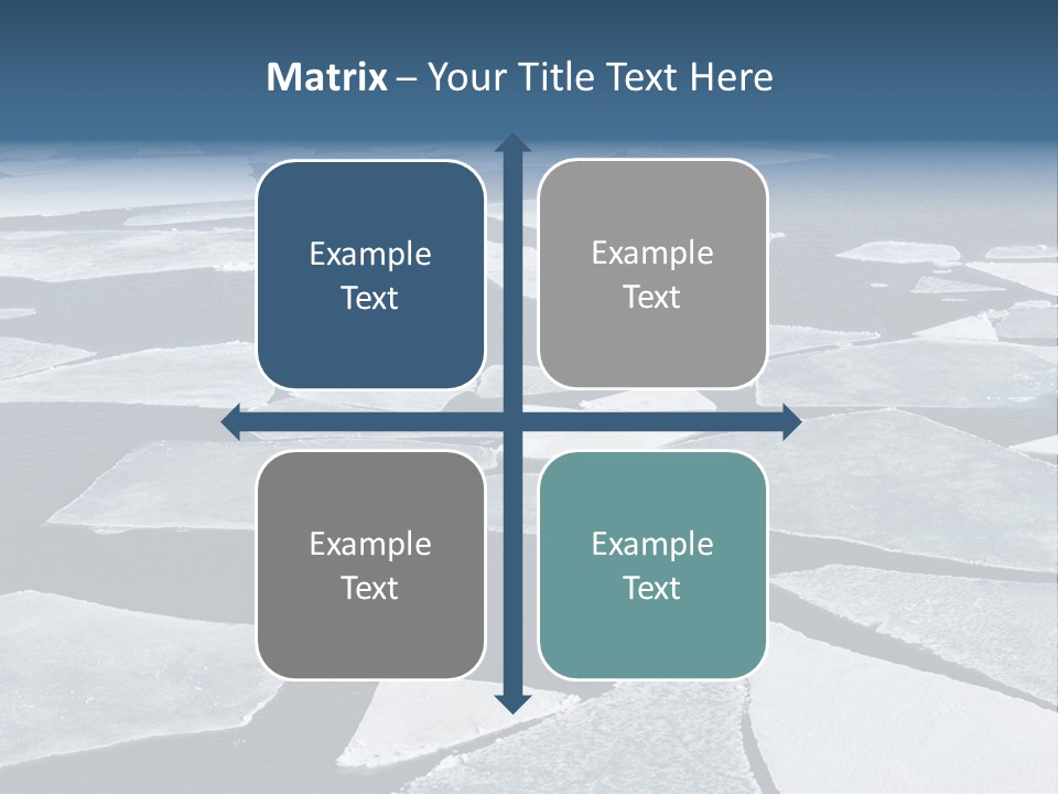 Ecology Crack Water PowerPoint Template