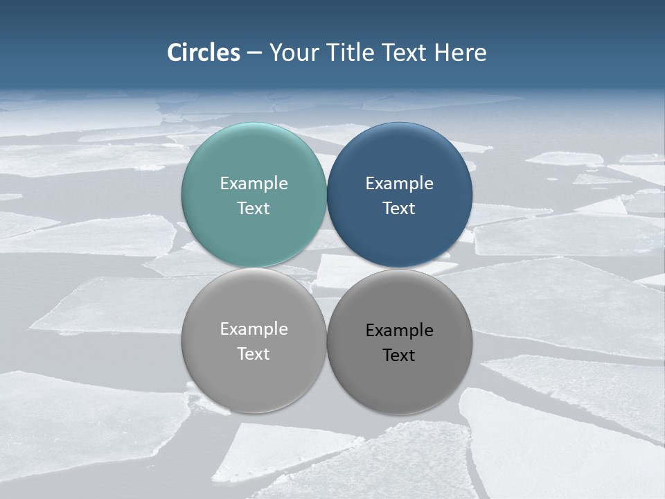 Ecology Crack Water PowerPoint Template