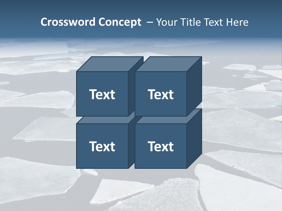 Ecology Crack Water PowerPoint Template