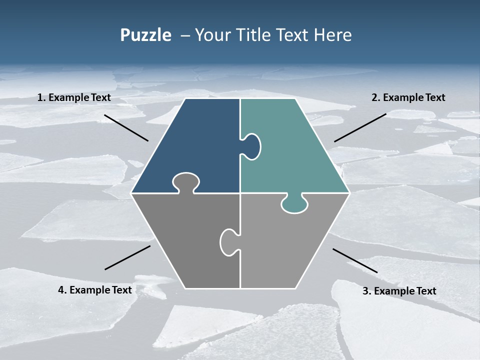 Ecology Crack Water PowerPoint Template