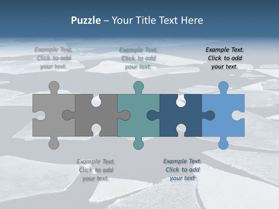 Ecology Crack Water PowerPoint Template